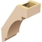 Ekena Millwork 5-inch W x 10-inch D x 14-inch H Aspen Rough Cedar Woodgrain TimberThane Knee Brace, Primed BRCUR05X10X14ASPRCPR - alternate 4